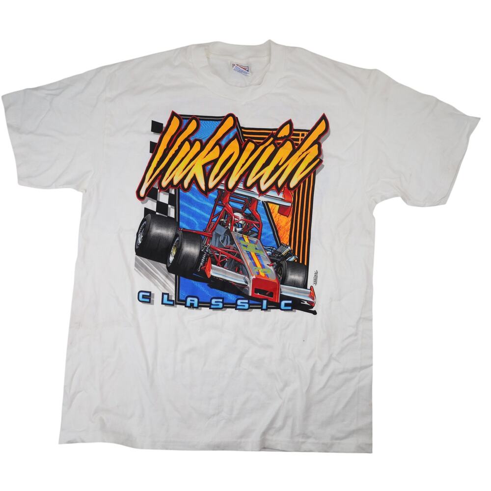 Vintage Vukovich Classic Sprint Car Racing Graphic T Shirt
